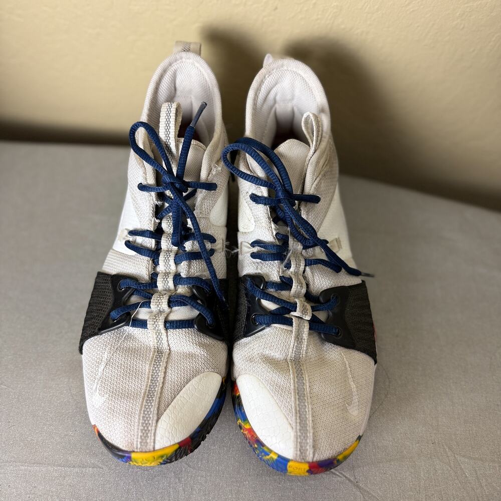 Nike PG 2.5 PlayStation White Multicolor Basketball Shoes Men’s Size 10
